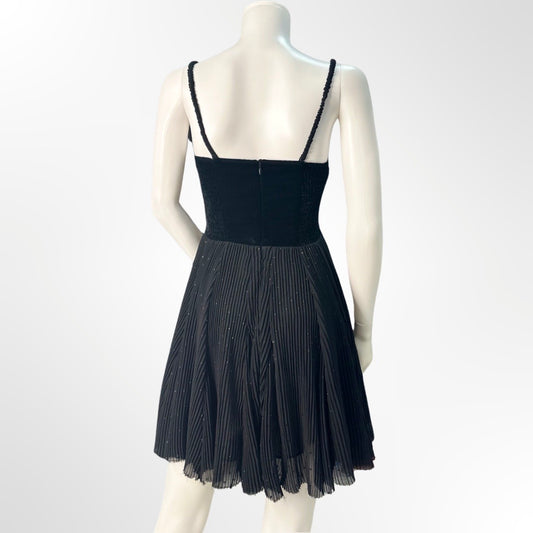 Vestido mini tirantes terciopelo y tul - THE LOOP CLOSET