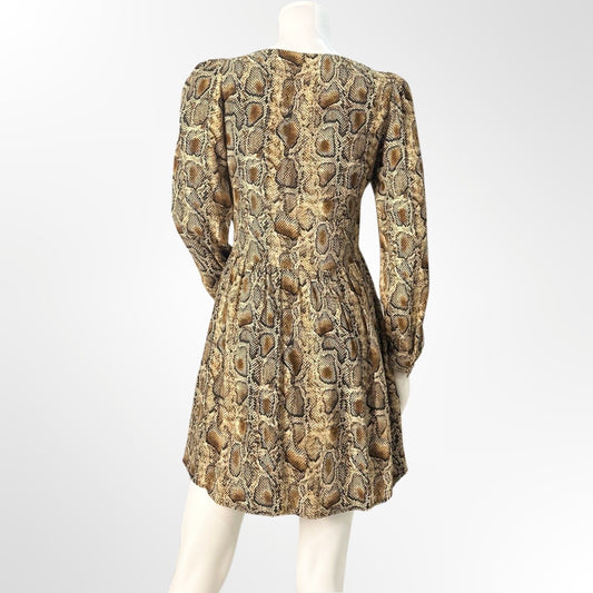 Vestido mini tul animal print - THE LOOP CLOSET