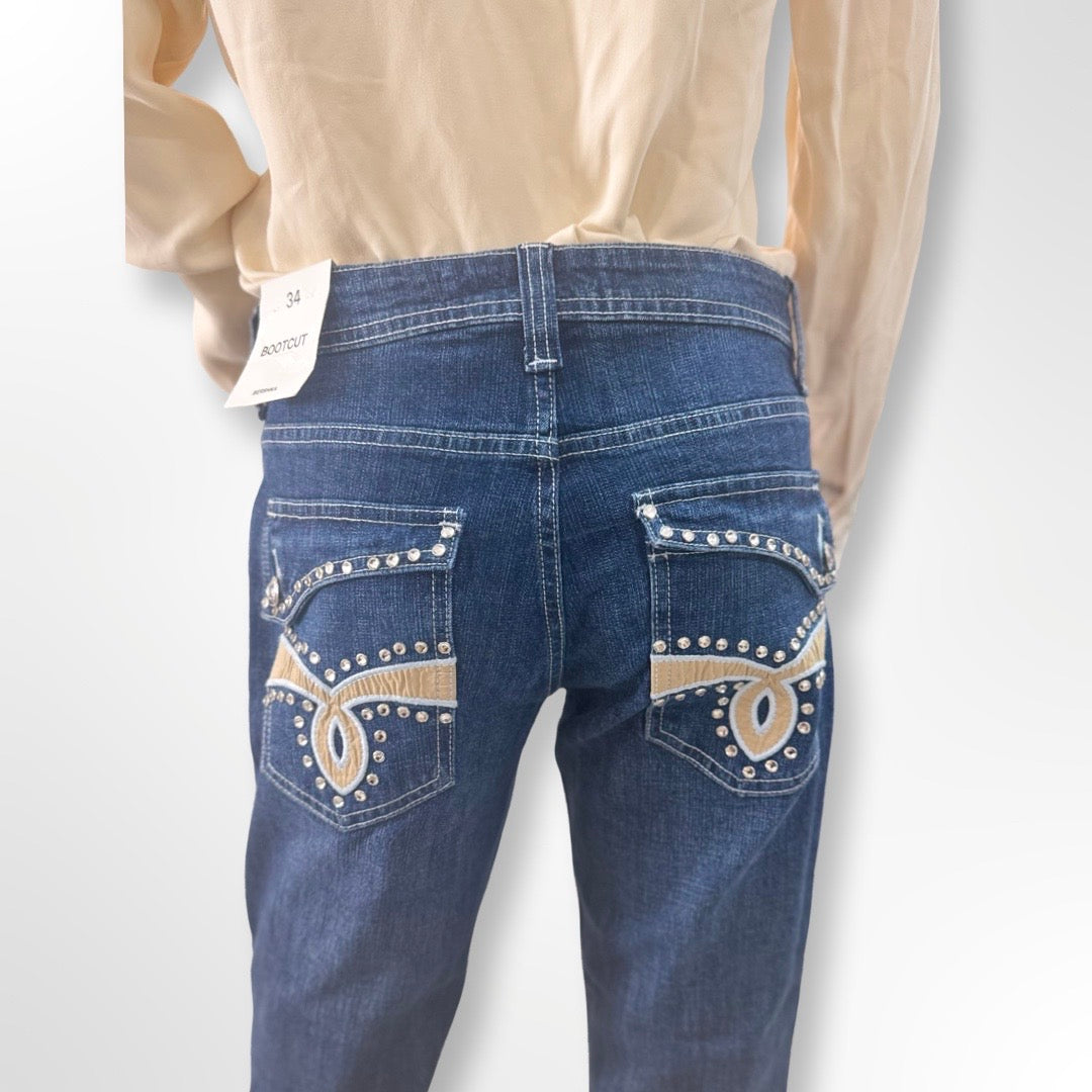 Jean bolsillo decorado