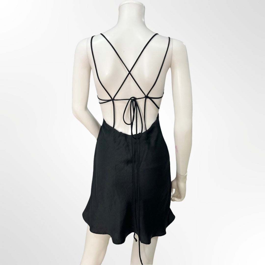 Vestido satén tiras - THE LOOP CLOSET