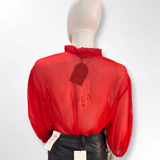 Camisa tul con volantes - THE LOOP CLOSET