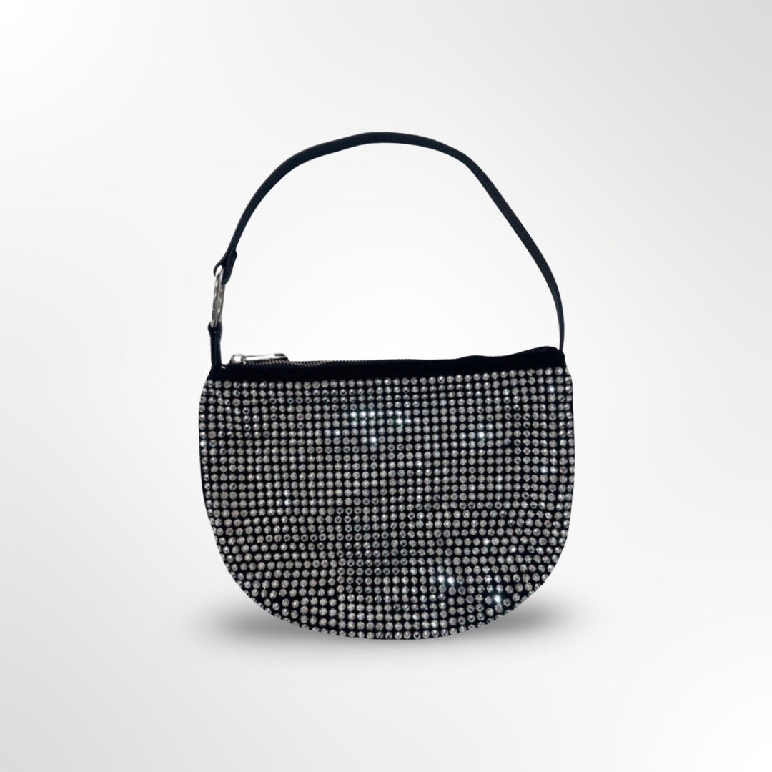 Bershka - Bolso de hombro strass frente