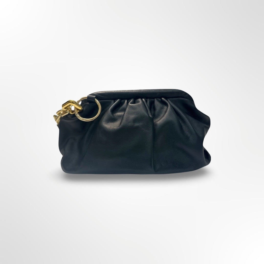 Real Leather - Bolso Hombro Cadena Piel Arriba