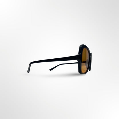 Bershka - Gafas de sol rectangulares negras side