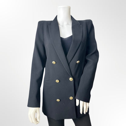 Zara - Blazer cruzado botones dorados 