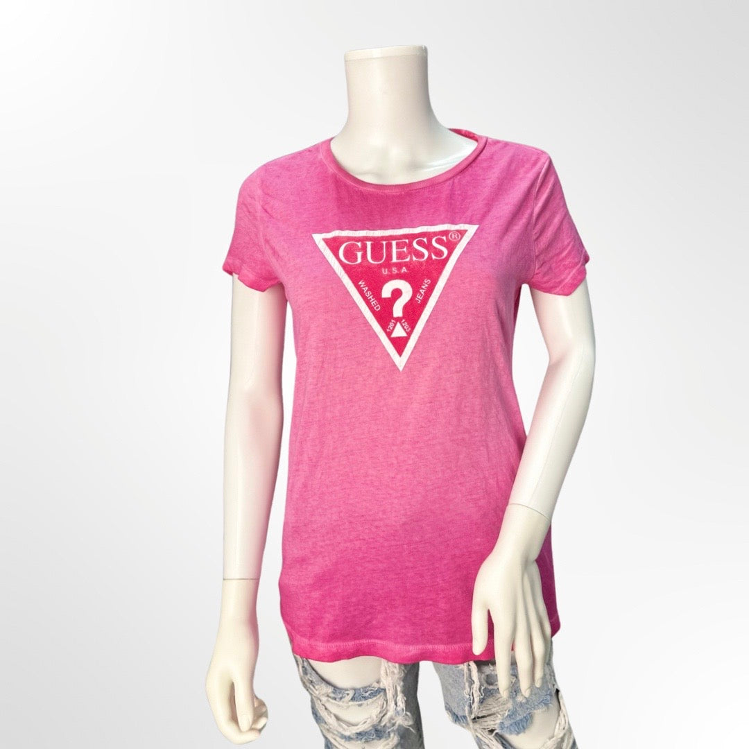 Guess - Camiseta Rosa frente