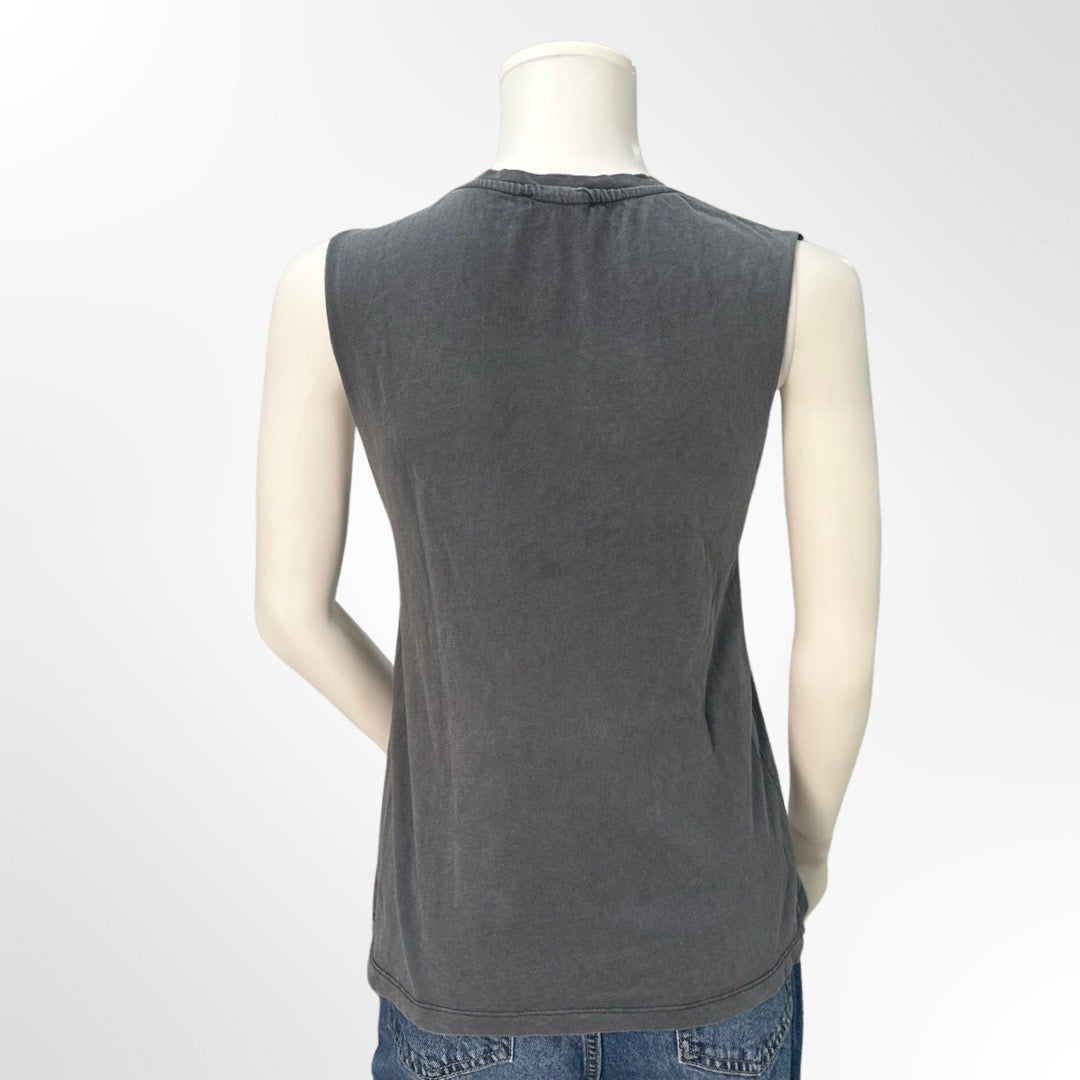 Stradivarius - Camiseta queen gris atras