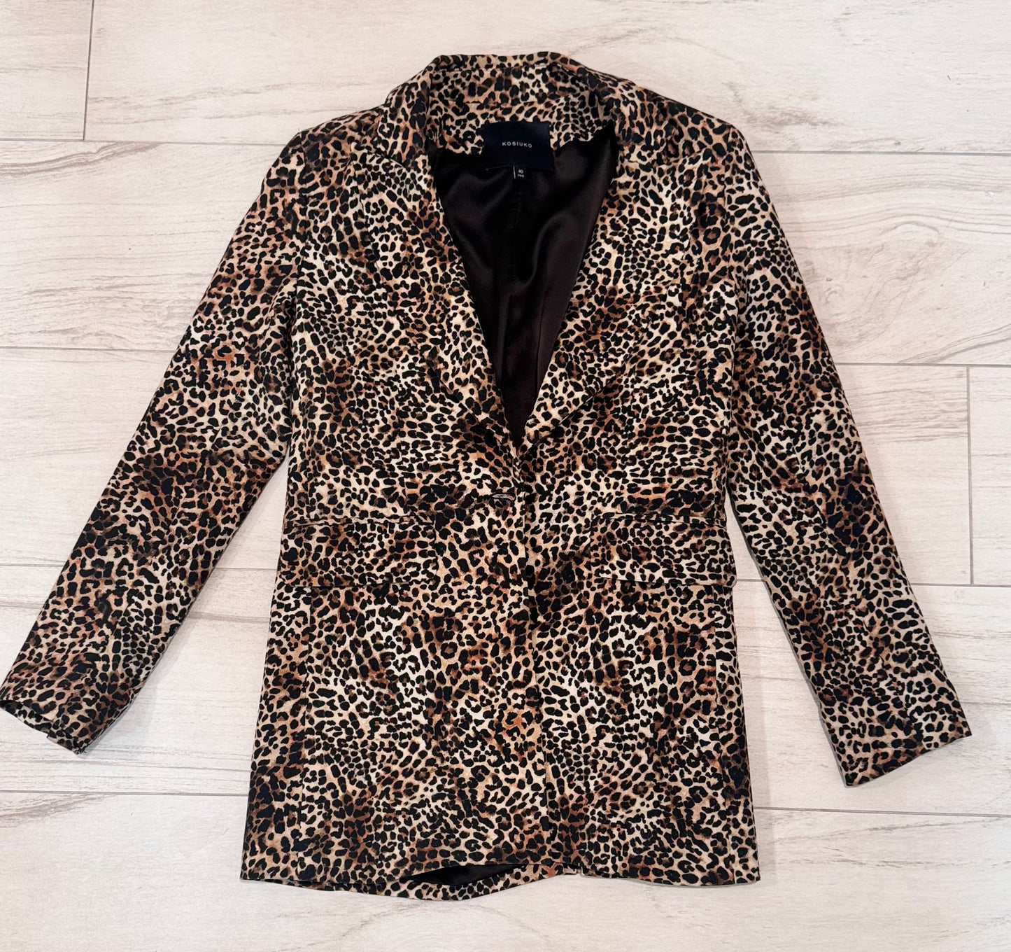 Blazer animal print leopardo