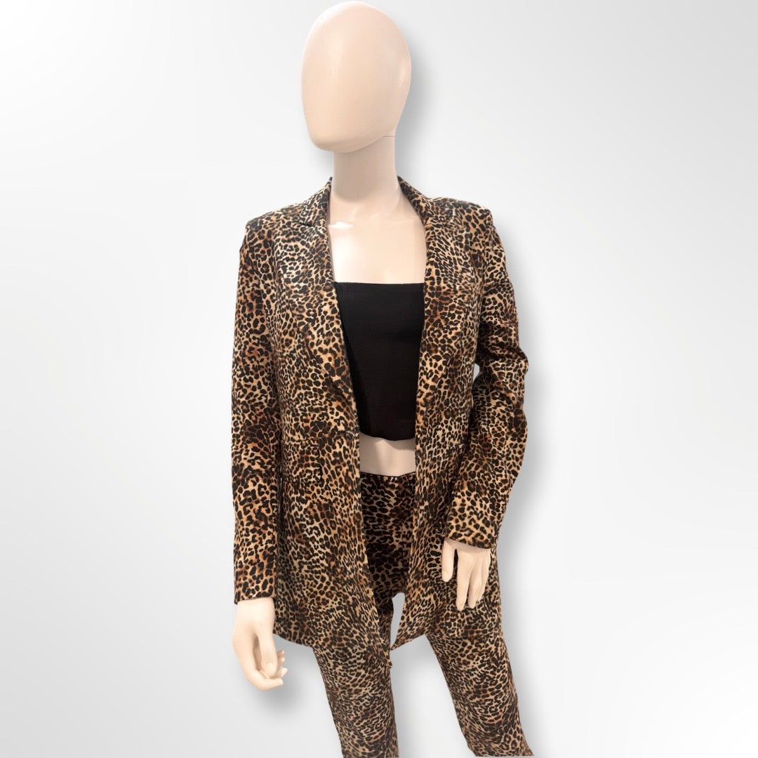 Blazer animal print leopardo
