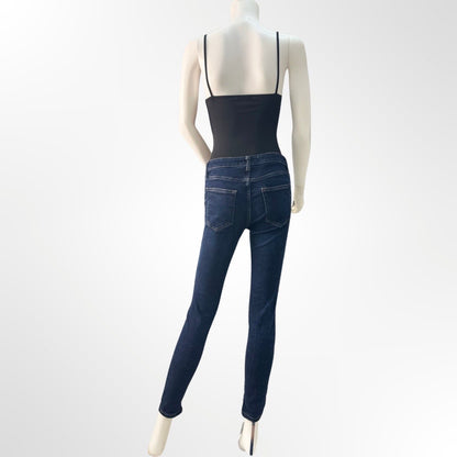 Zara - Jean chupin azul 36 atras