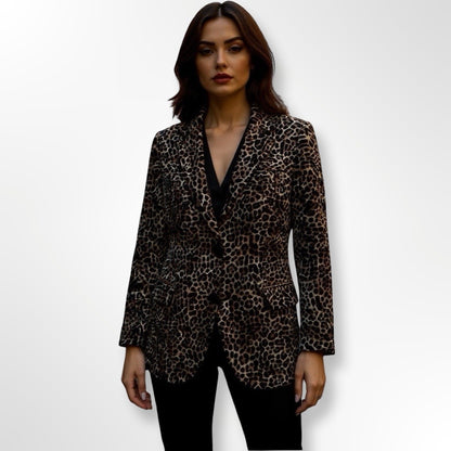 Blazer animal print leopardo