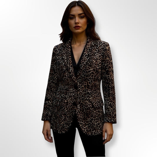 Blazer animal print leopardo