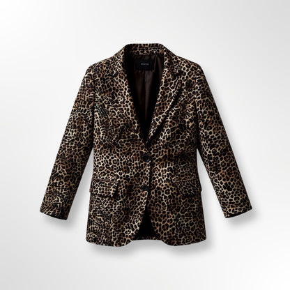 Blazer animal print leopardo