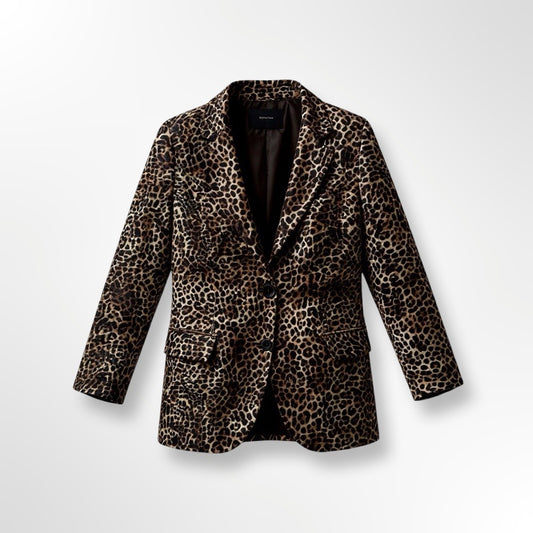 Blazer animal print leopardo