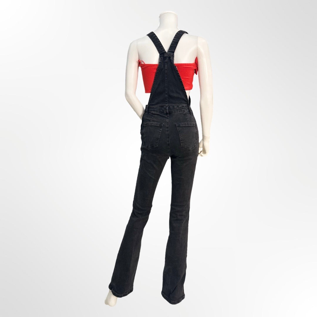 Mango - Peto denim negro XS atras