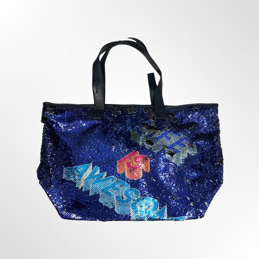 Desigual - Bolso Lentejuelas Azul frente