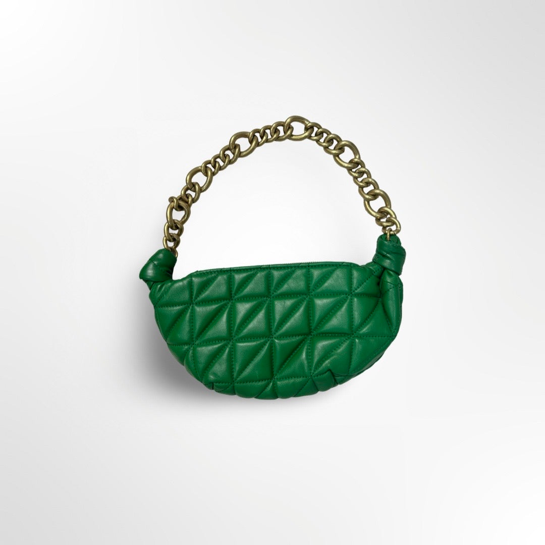 Zara - Bolso Verde con Cadena atras