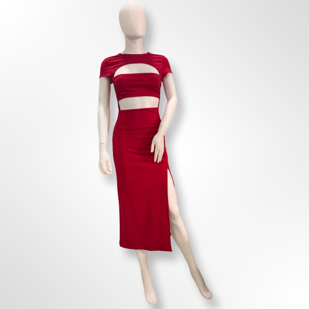 Vestido tajo - THE LOOP CLOSET