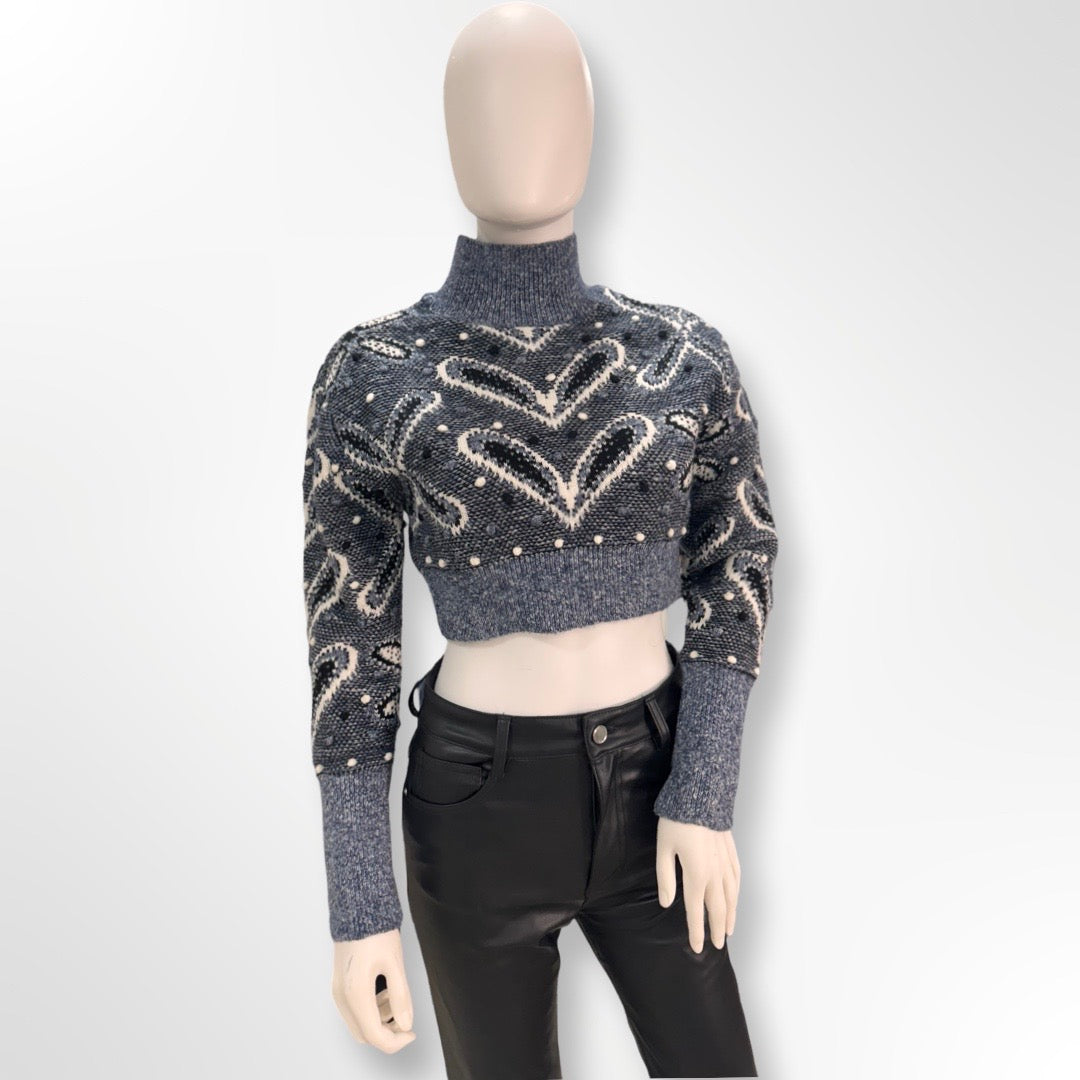 Jersey crop cuello - THE LOOP CLOSET