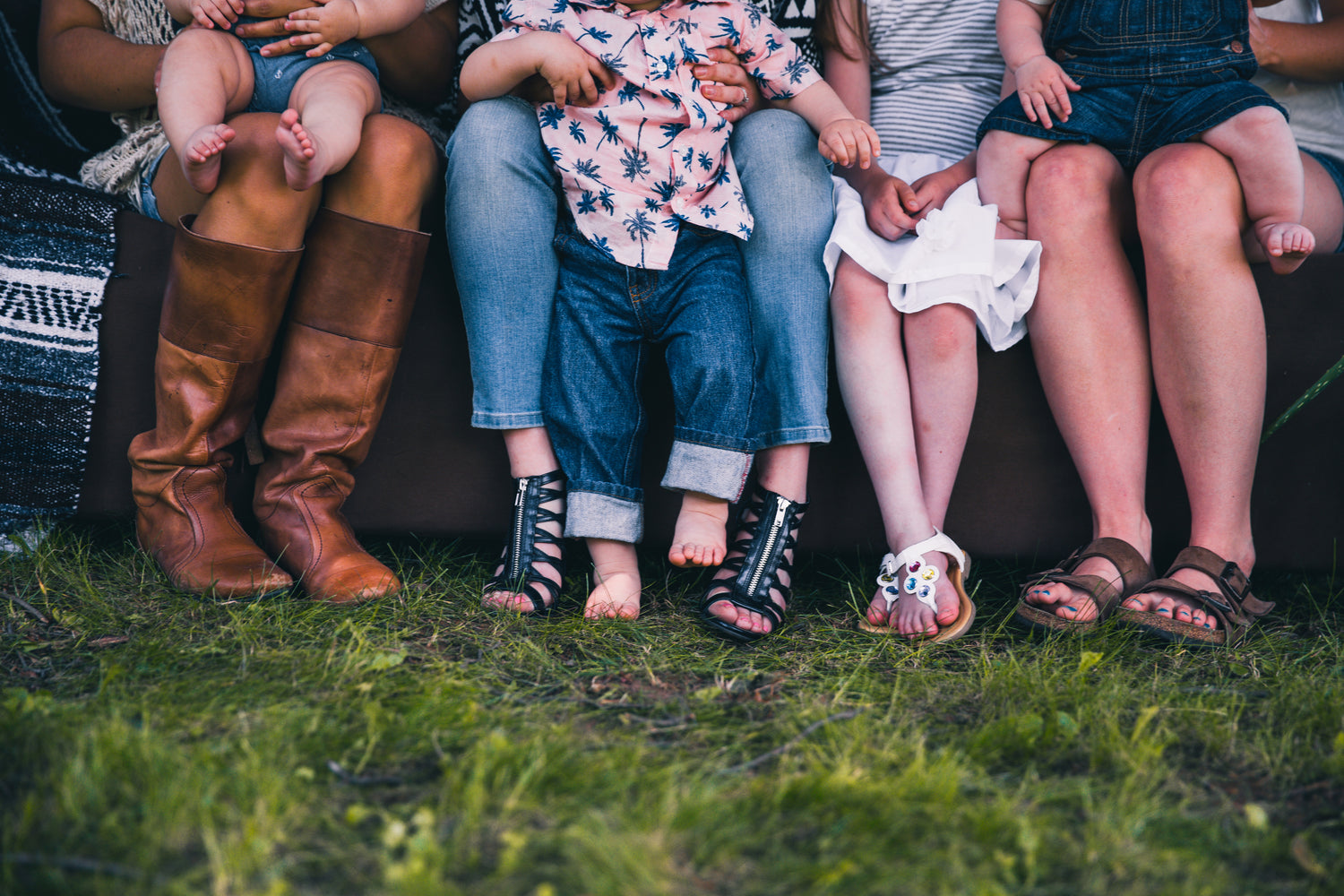 Pies de una familia